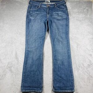 Levi Strauss Signature Low Rise Bootcut Jeans‎ Womens 34x32 Blue Denim